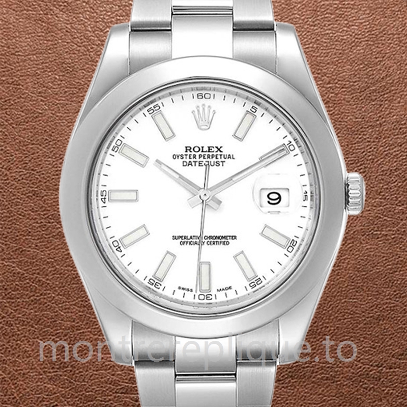 Rolex Datejust 41mm 116300WSO Pour des hommes Regardez