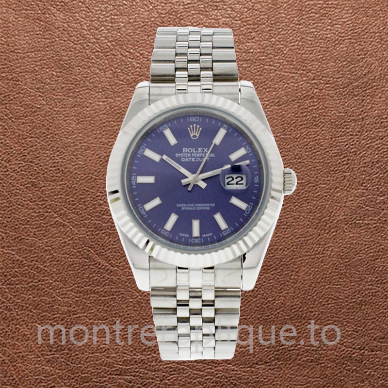 Rolex Datejust 41mm 116334BLSJ Pour des hommes Argenté - Image 2