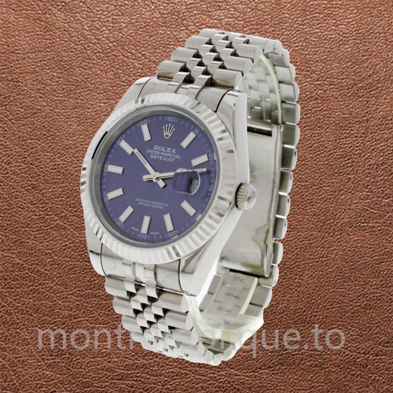 Rolex Datejust 41mm 116334BLSJ Pour des hommes Argenté - Image 3