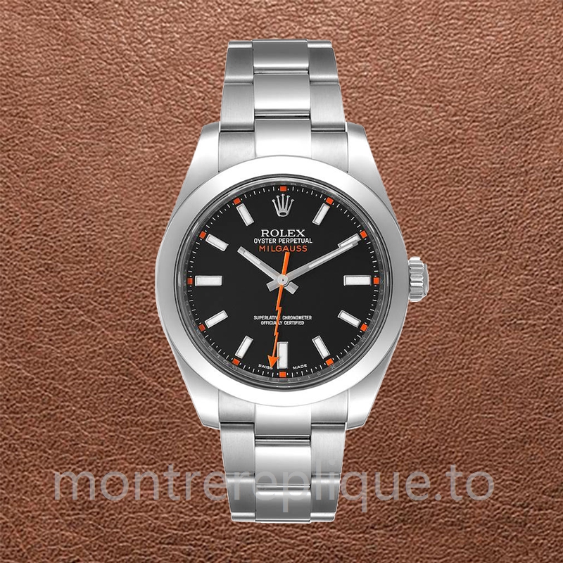 Rolex Milgauss 40mm Pour des hommes 116400BKSO Regardez - Image 2