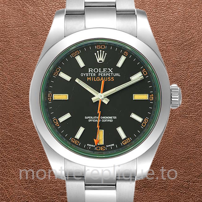 Rolex Milgauss m116400gv-0001 40mm Pour des hommes Argenté