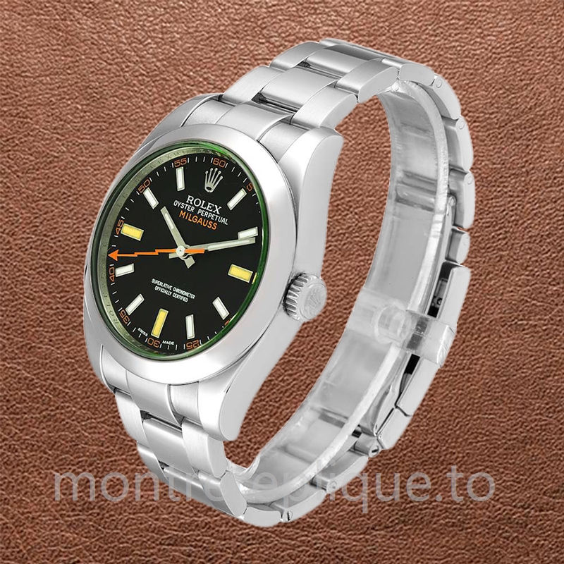 Rolex Milgauss m116400gv-0001 40mm Pour des hommes Argenté - Image 3