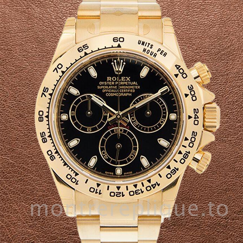 Rolex Daytona 116508BKSO Pour des hommes 40mm Cadran Noir