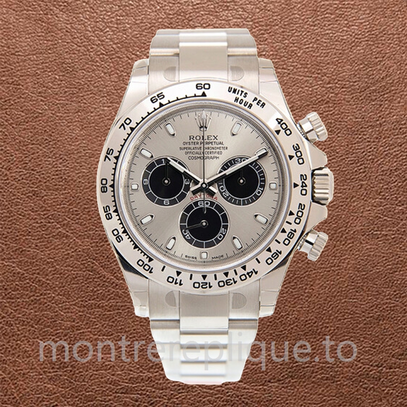 Rolex Daytona m116509-0072 Pour des hommes 40mm Bracelet Huître Argenté - Image 2