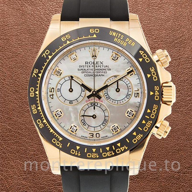 Rolex Daytona 116518MDR Pour des hommes Automatique Cadran en nacre 40mm