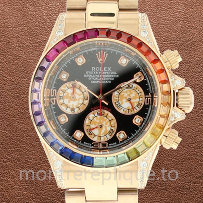 Rolex Daytona 116598RBOW Pour des hommes 40mm Cadran noir