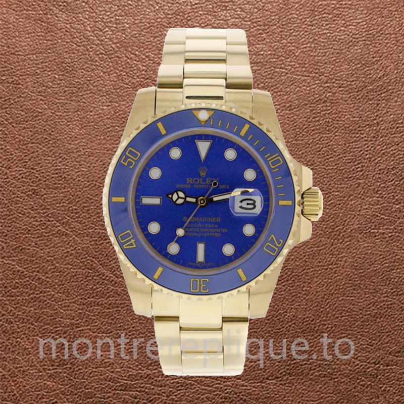 Rolex Submariner Pour des hommes 116618LB 40mm Ton d'or Cadran noir - Image 2