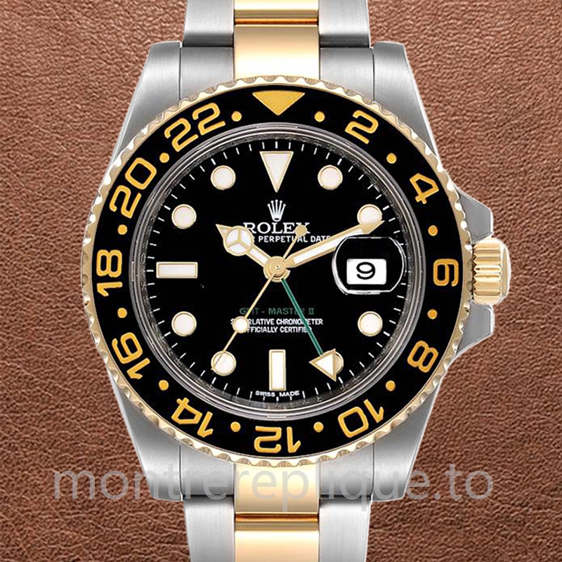 Rolex Gmt Master 40mm 16713BKSO-1 Pour des hommes Bracelet Huître