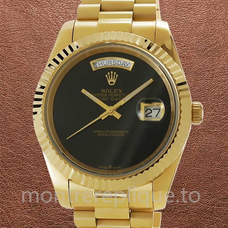 Rolex Day-date 36mm 118208 Pour des hommes Ton d'or