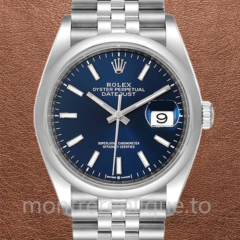 Rolex Datejust 36mm Pour des hommes m126200-0005 Automatique Cadran bleu
