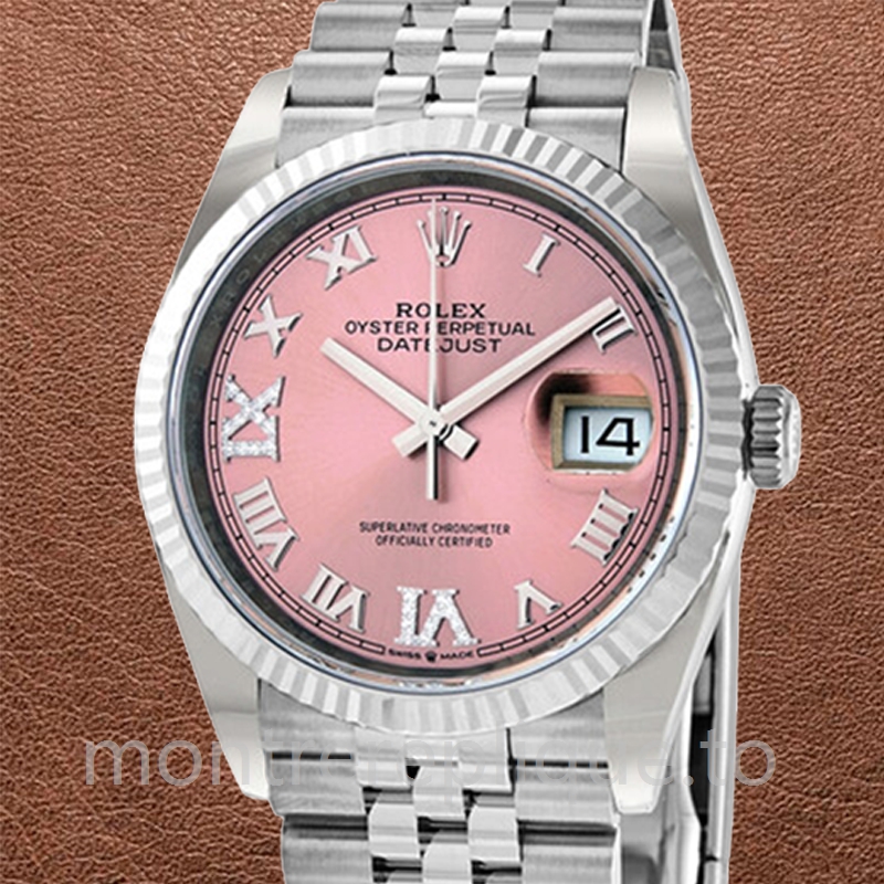Rolex Datejust 36mm Dames m126234-0031 Cadran rose