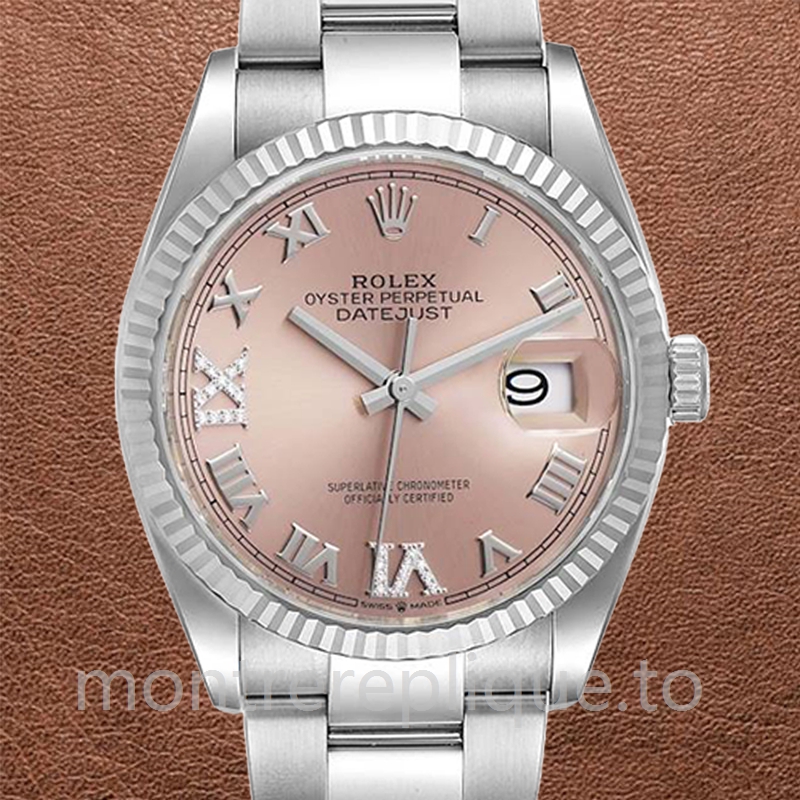 Rolex Datejust 36mm m126234-0032 Dames Regardez Cadran rose