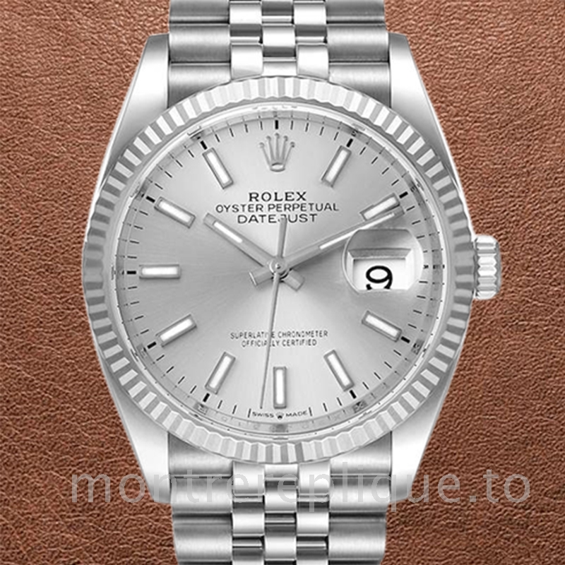 Rolex Datejust Pour des hommes 126234SSJ Cadran Argent 36mm