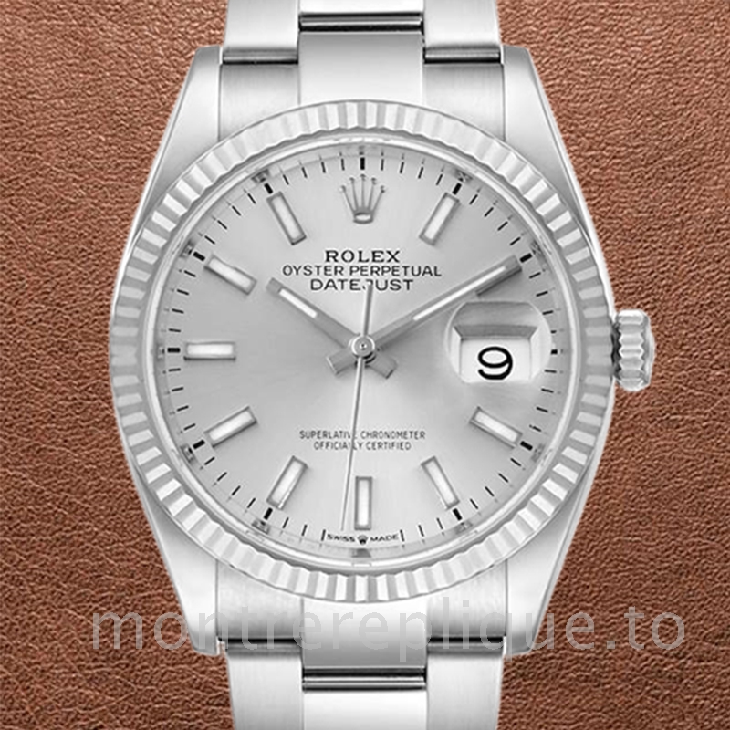 Rolex Datejust Pour des hommes 126234SSO Automatique Cadran Argent