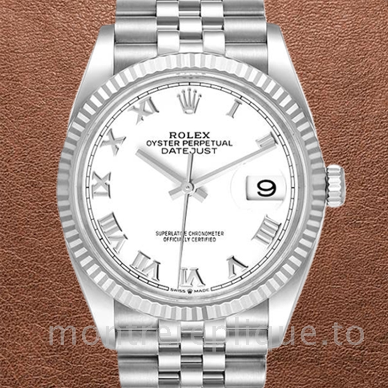 Rolex Datejust Pour des hommes 126234WRJ Cadran Blanc 36mm