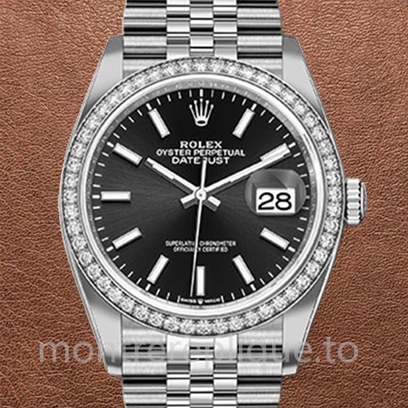 Rolex Datejust m126284rbr-0007 36mm Dames Argenté Automatique