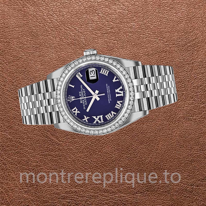 Rolex Datejust m126284rbr-0013 36mm Dames Automatique Argenté - Image 3
