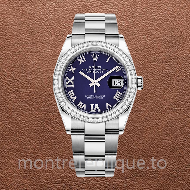 Rolex Datejust Dames 36mm m126284rbr-0014 Argenté - Image 2