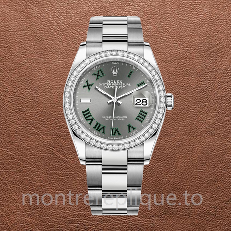 Rolex Datejust m126284rbr-0038 Dames 36mm Argenté - Image 2