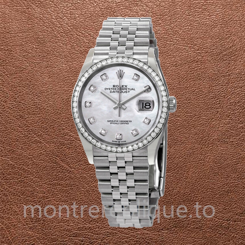 Rolex Datejust m126284rbr-0011 Dames 36mm Automatique Argenté - Image 2