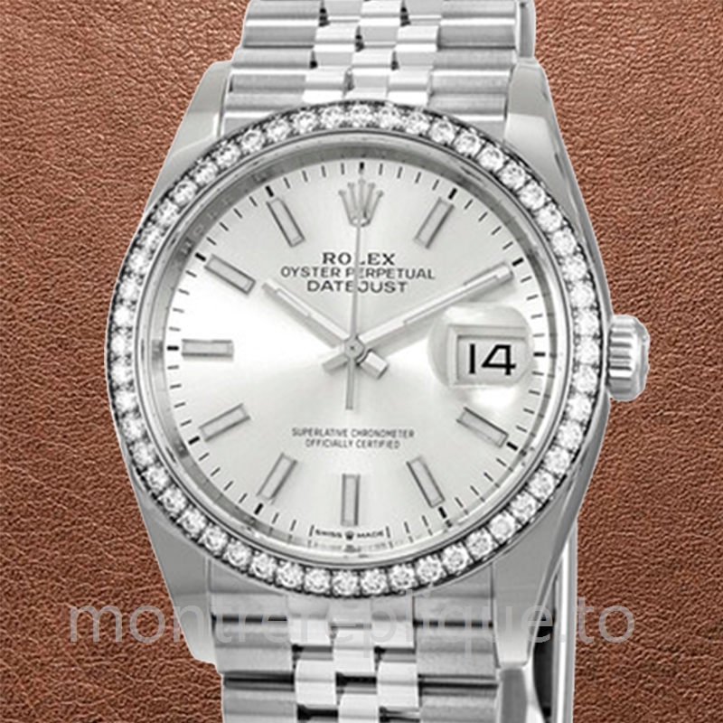 Rolex Datejust 36mm m126284rbr-0005 Dames Argenté