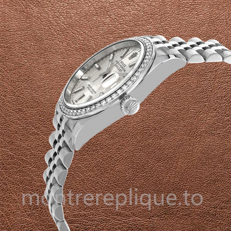 Rolex Datejust 36mm m126284rbr-0005 Dames Argenté - Image 3