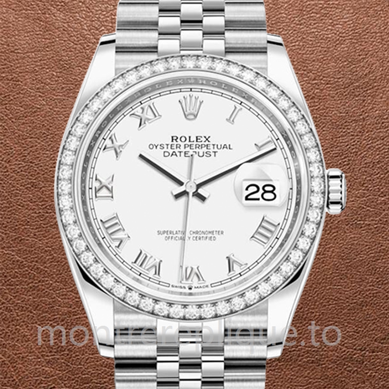 Rolex Datejust 36mm m126284rbr-0017 Dames Bracelet Jubilé