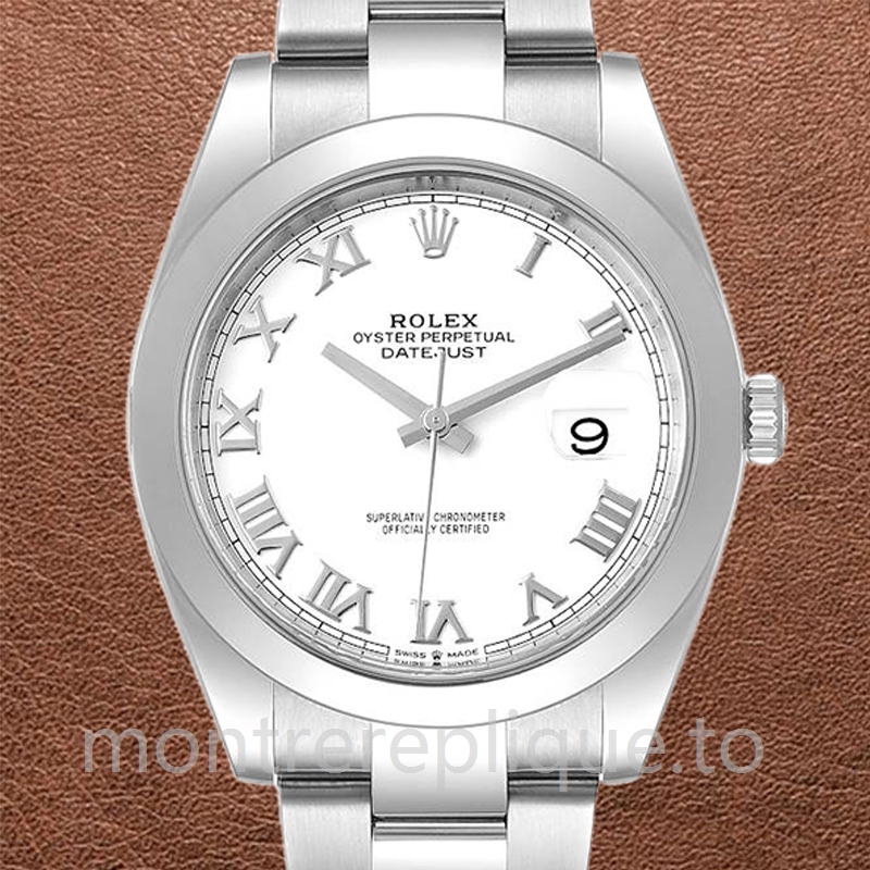Rolex Datejust Pour des hommes m126300-0015 41mm Argenté Bracelet Huître
