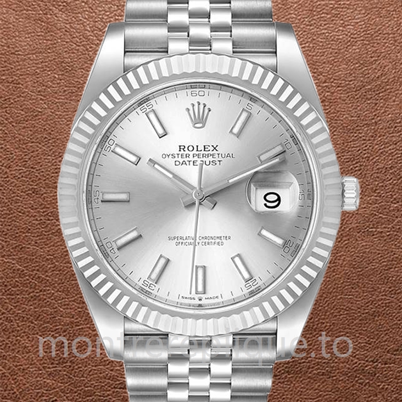 Rolex Datejust 126334SSJ 41mm Pour des hommes Argenté
