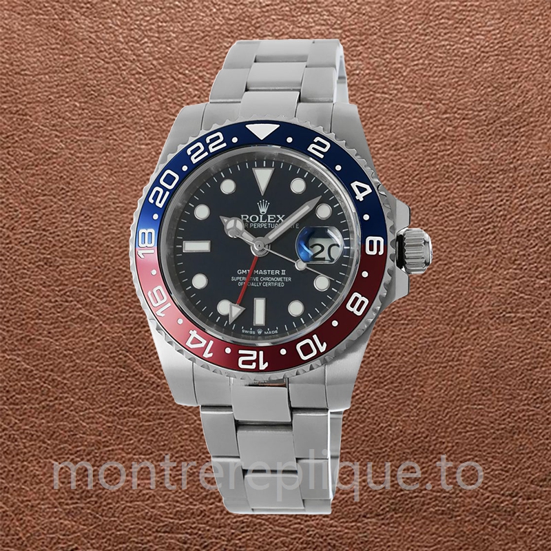 Rolex Gmt Master Ii Pour des hommes 40mm m126710blro-0002 Cadran noir Regardez - Image 2