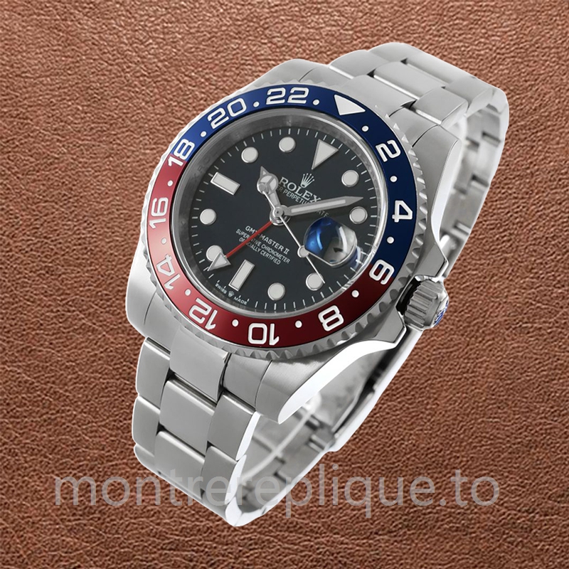 Rolex Gmt Master Ii Pour des hommes 40mm m126710blro-0002 Cadran noir Regardez - Image 3