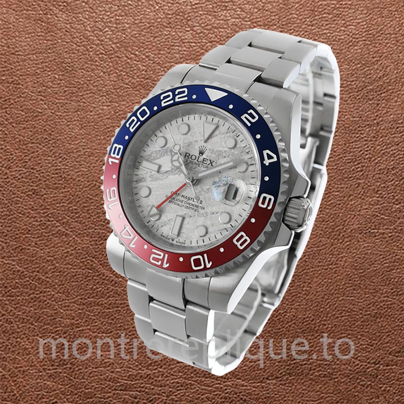 Rolex Gmt Master Ii m126719blro-0002 40mm Pour des hommes Cadran Météorite Bracelet - Image 3