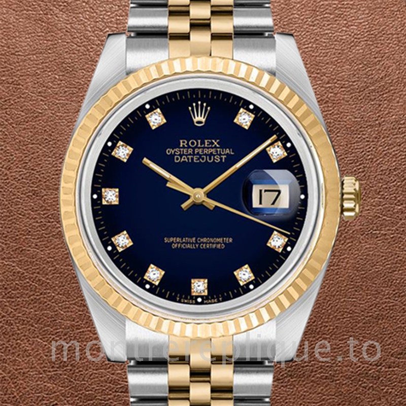 Rolex Datejust Pour des hommes 16233BLDJ 36mm Automatique