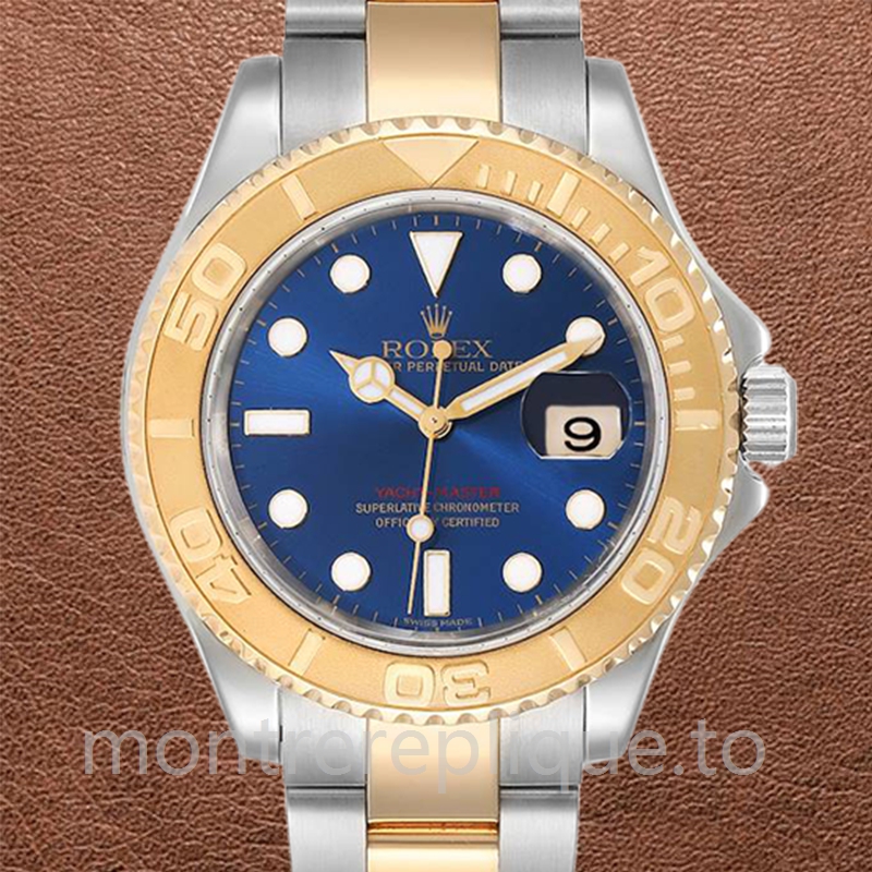 Rolex Yacht-master Pour des hommes 40mm 16623BLSO Cadran bleu