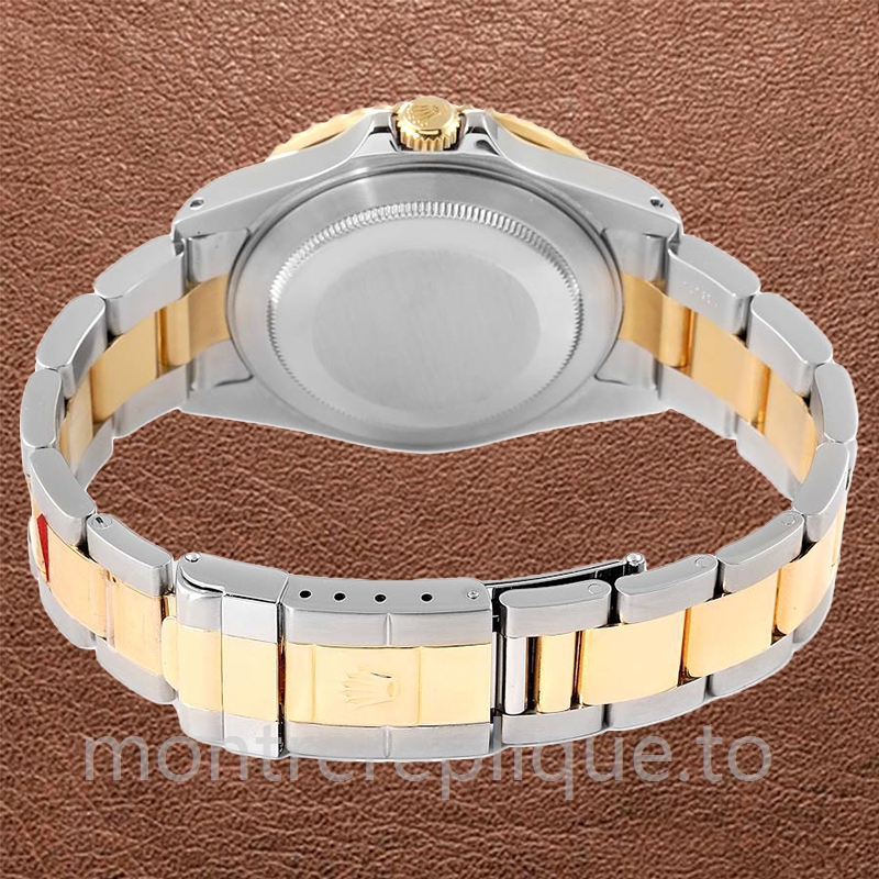 Rolex Gmt Master Pour des hommes 40mm 16713BKSO Bracelet Huître Cadran noir - Image 4