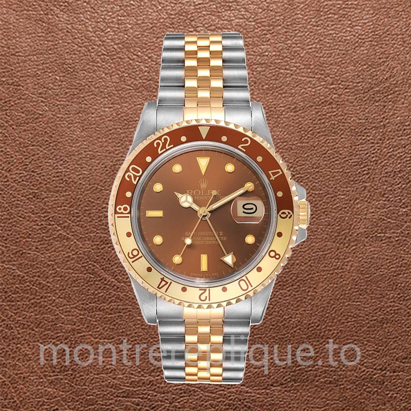 Rolex Gmt Master Pour des hommes 16713BNSJ 40mm Bracelet Jubilé Cadran bronze - Image 2