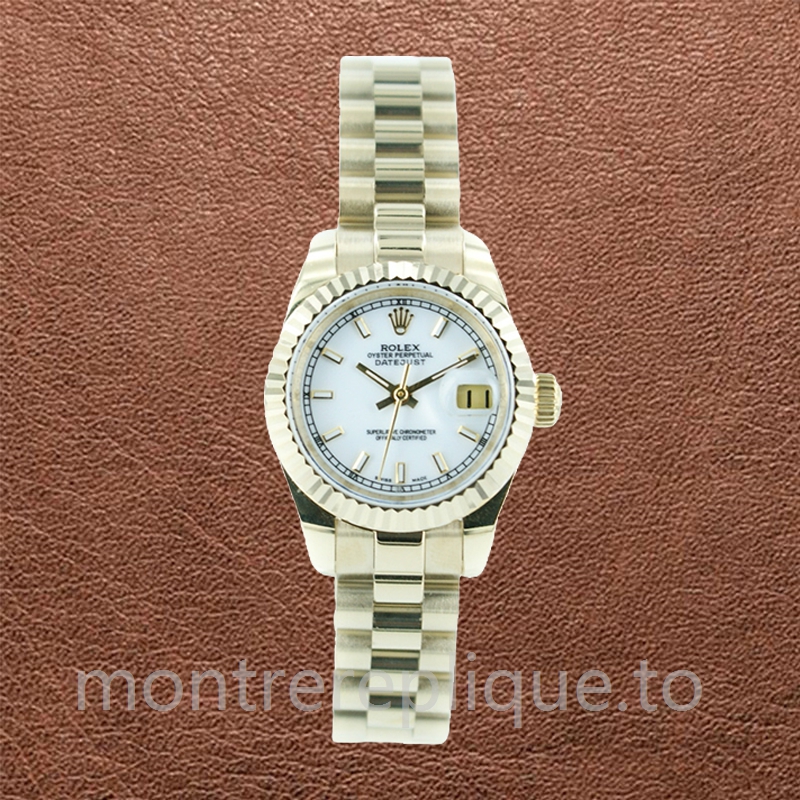 Rolex Datejust Dames 178278WSO 26mm Ton d'or Cadran blanc - Image 2