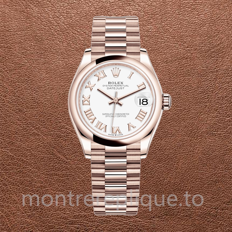 Rolex Datejust 31mm Dames m278245-0018 Doré rose - Image 2