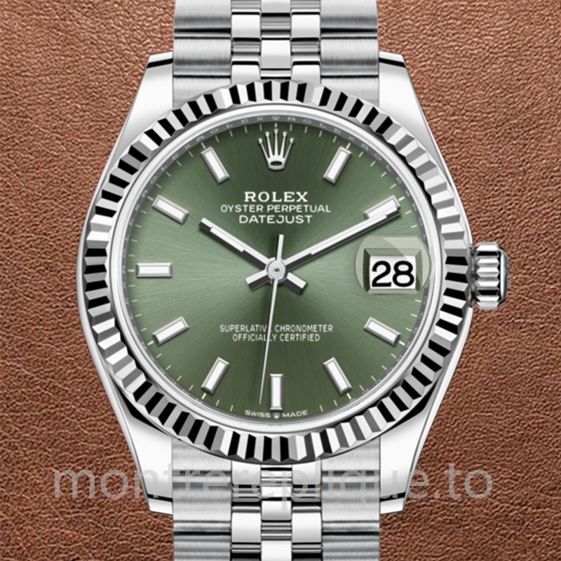Rolex Datejust 31mm Unisexe m278274-0018 Cadran vert