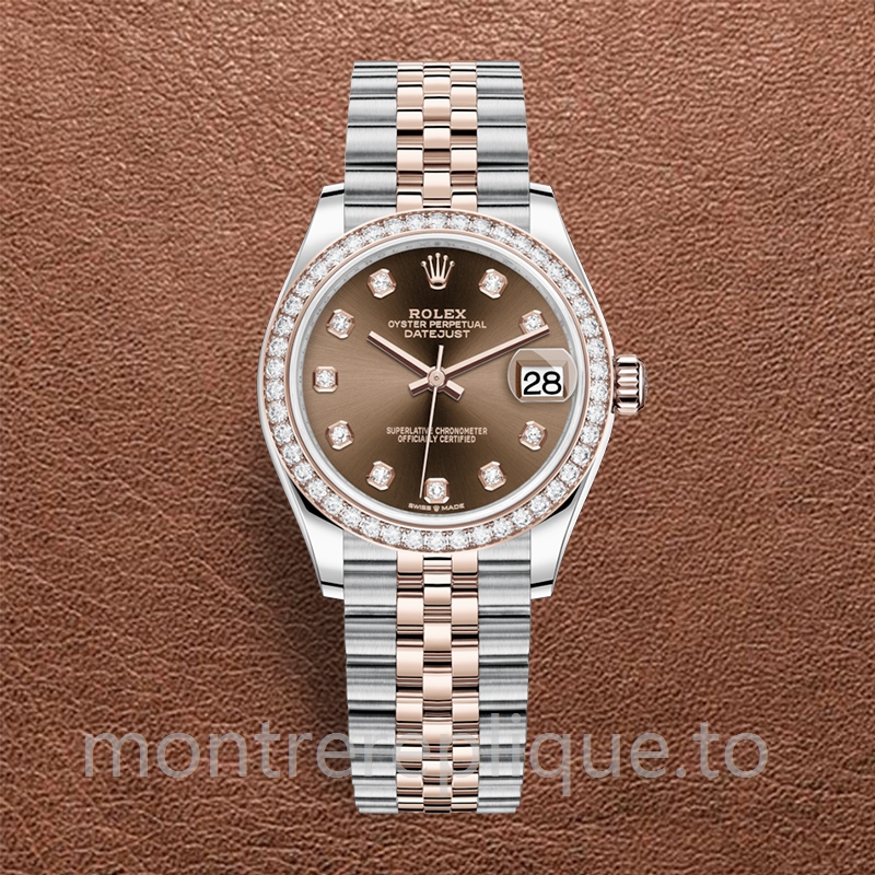 Rolex Datejust m278381rbr-0028 31mm Dames Argenté Cadran Chocolat - Image 2