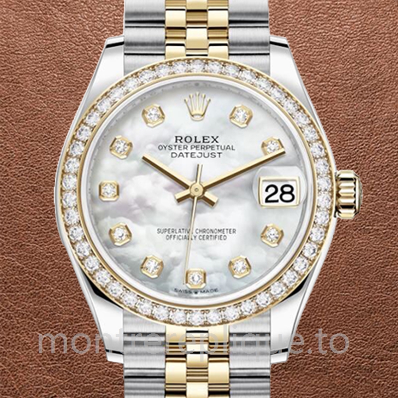 Rolex Datejust 31mm Dames m278383rbr-0028 Bracelet Jubilé