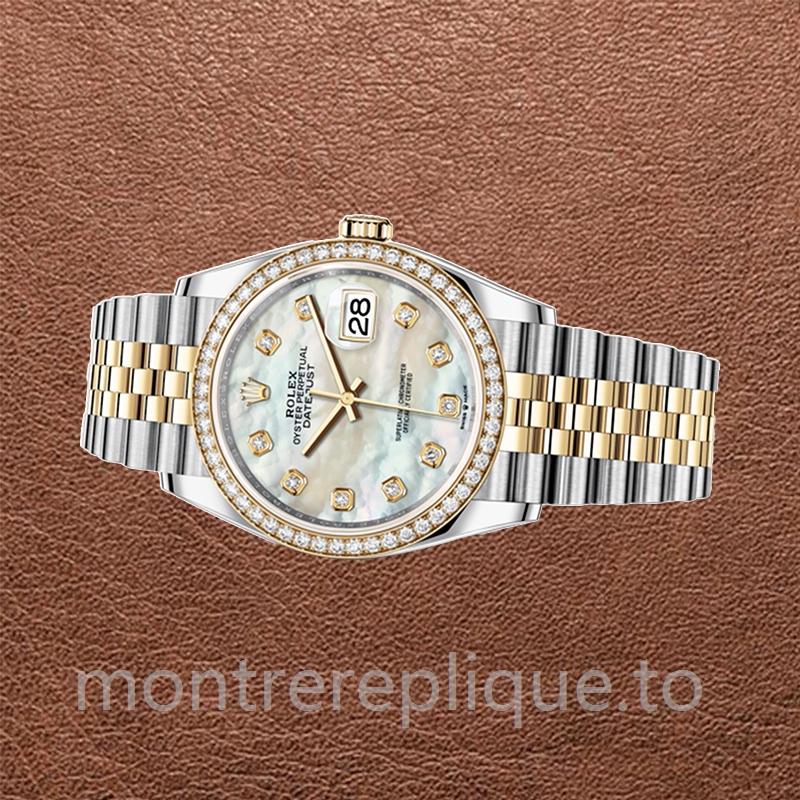 Rolex Datejust 31mm Dames m278383rbr-0028 Bracelet Jubilé - Image 3