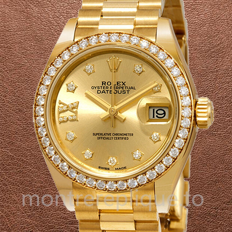 Rolex Datejust 28mm m279138rbr-0006 Dames Automatique