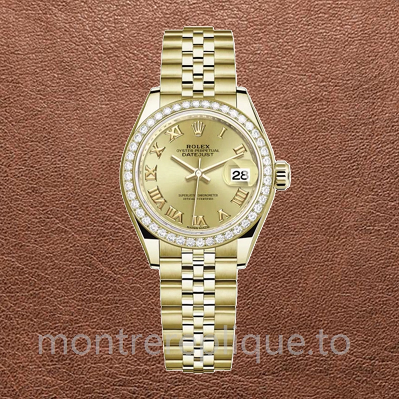 Rolex Datejust 28mm m279138rbr-0022 Dames Cadran Champagne - Image 2
