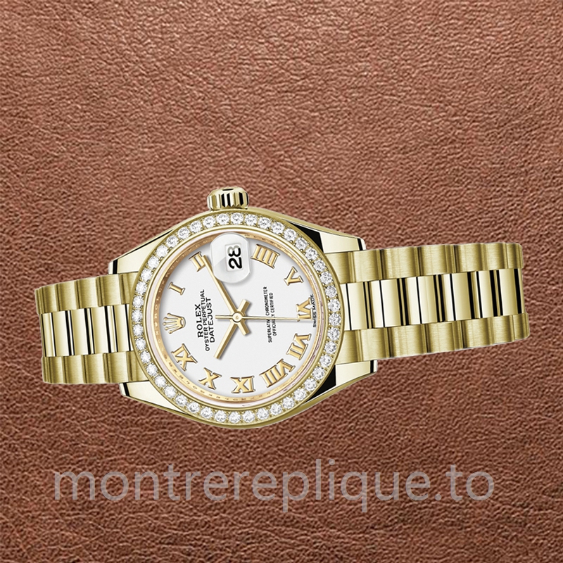 Rolex Datejust Dames 28mm m279138rbr-0031 Président Bracelet - Image 3
