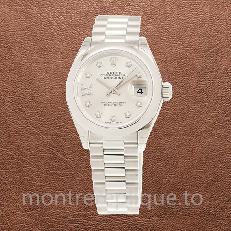 Rolex Datejust 28mm m279166-0001 Dames Président Bracelet Regardez - Image 2