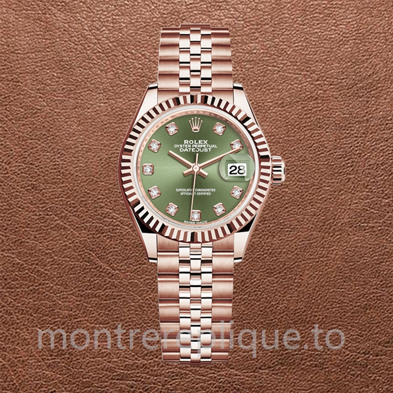 Rolex Datejust 28mm Dames m279175-0009 Automatique Regardez - Image 5