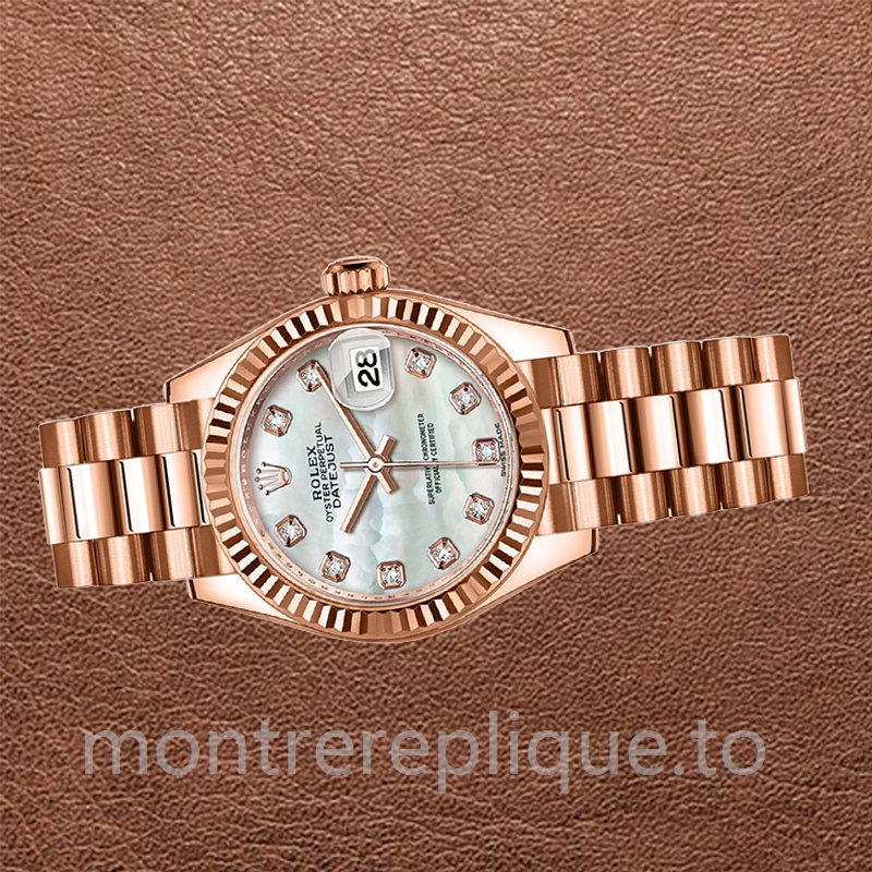 Rolex Datejust m279175-0017 Dames 28mm Automatique Cadran en nacre - Image 3