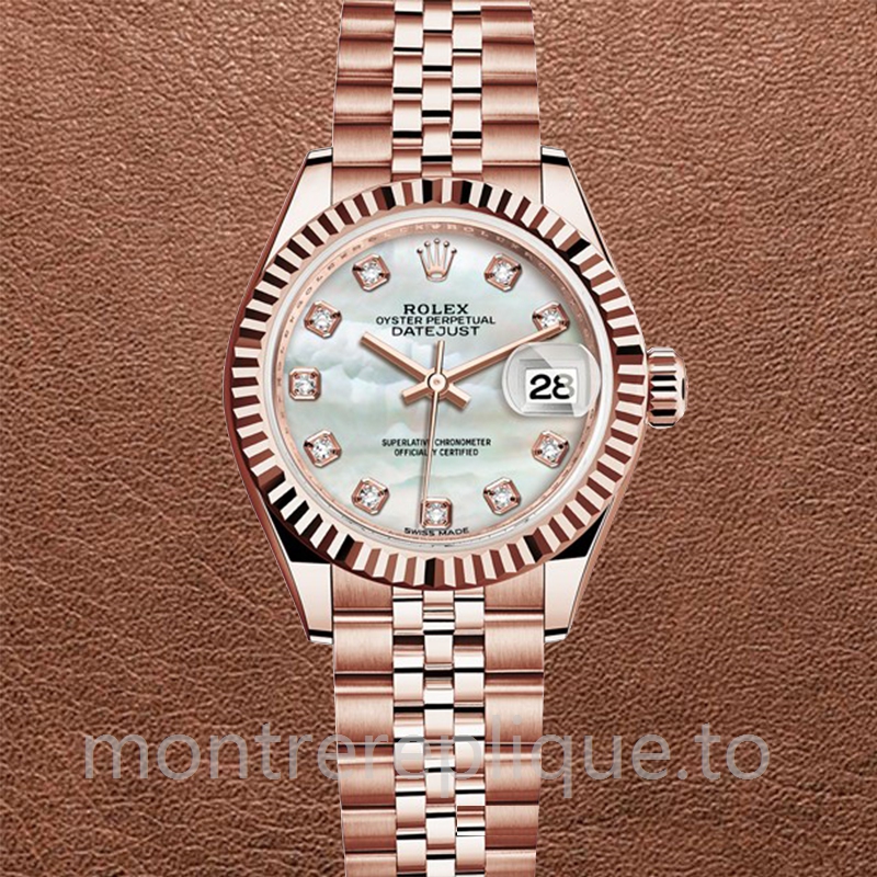 Rolex Datejust m279175-0017 Dames 28mm Automatique Cadran en nacre - Image 5