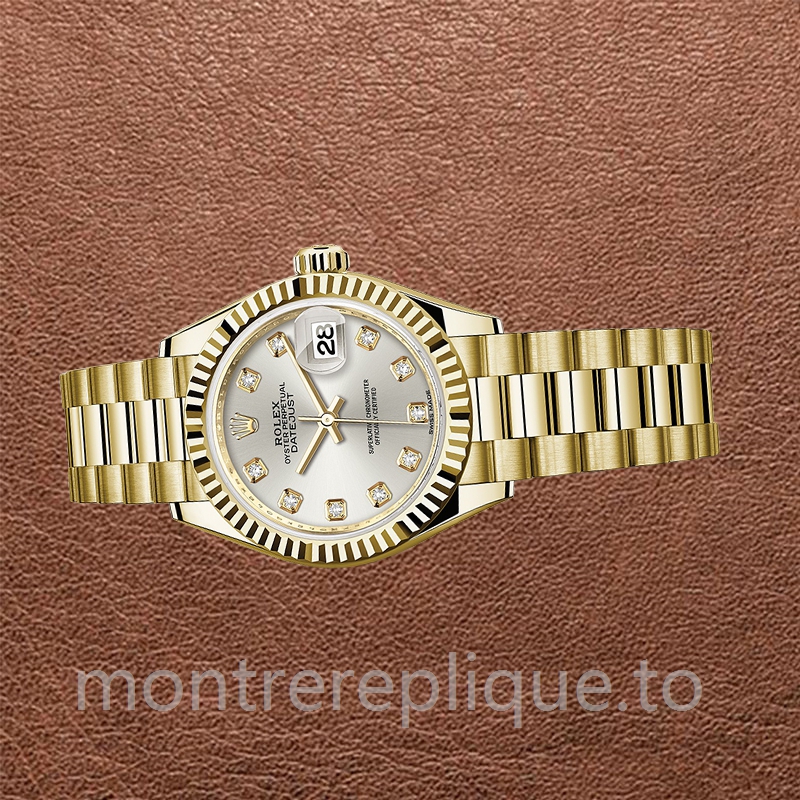 Rolex Datejust Dames m279178-0015 28mm Président Bracelet/Bracelet Jubilé - Image 3